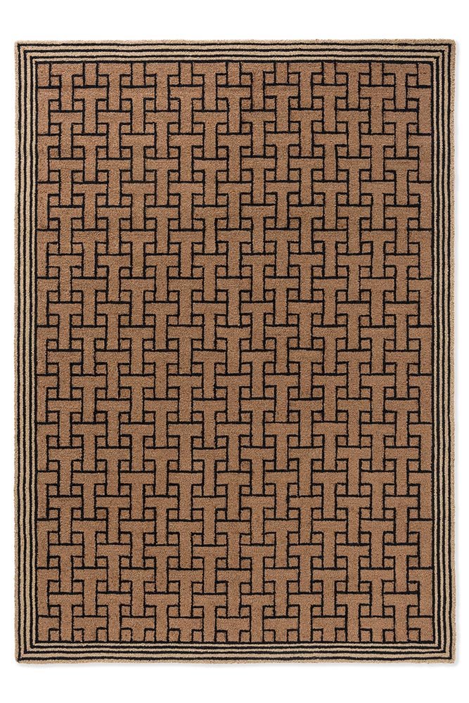 Monogram Rug - Light Brown - Outdoor - 455811