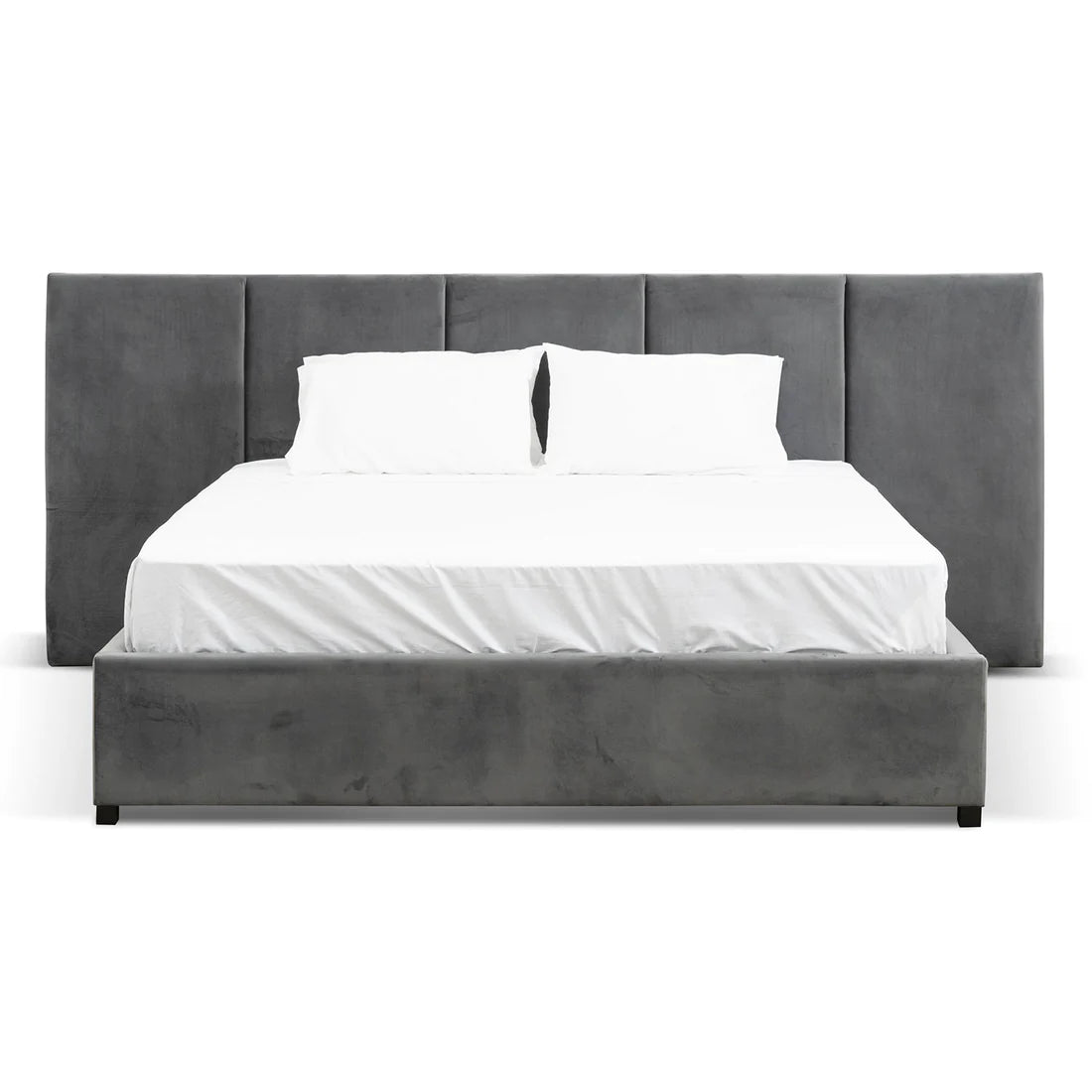 Amado Beds - Charcoal Velvet