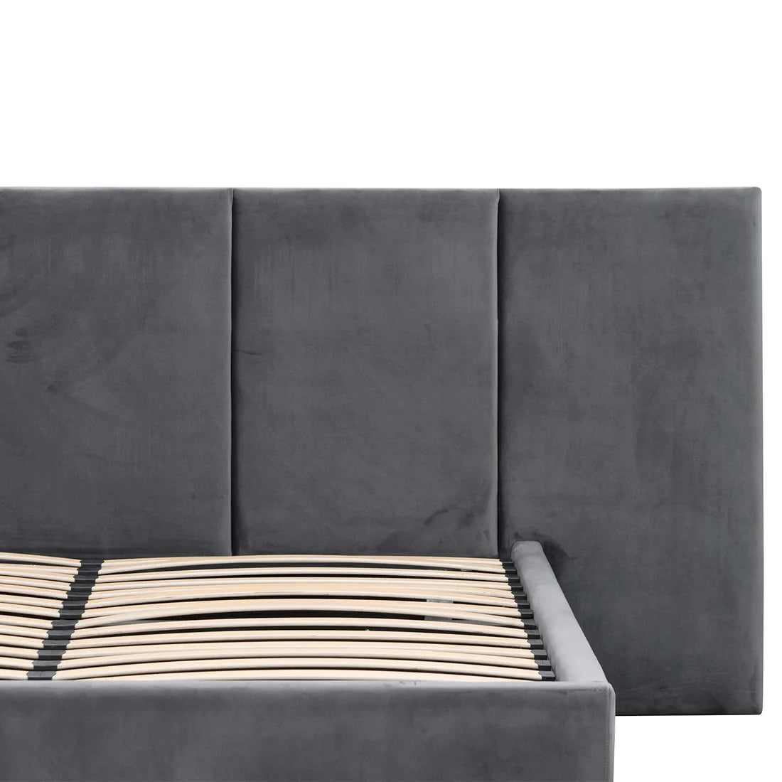 Amado Beds - Charcoal Velvet