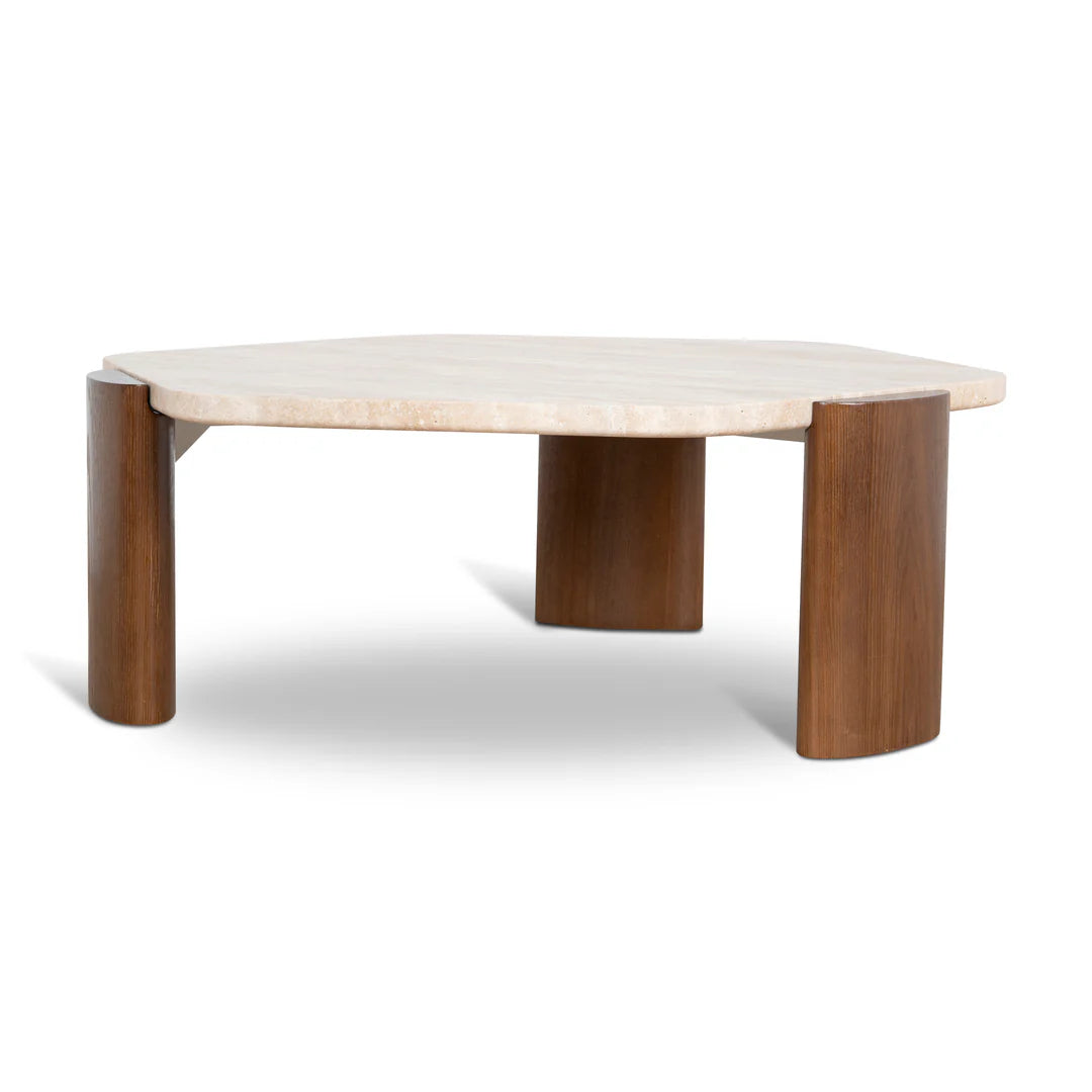 Larisa Travertine Coffee Table
