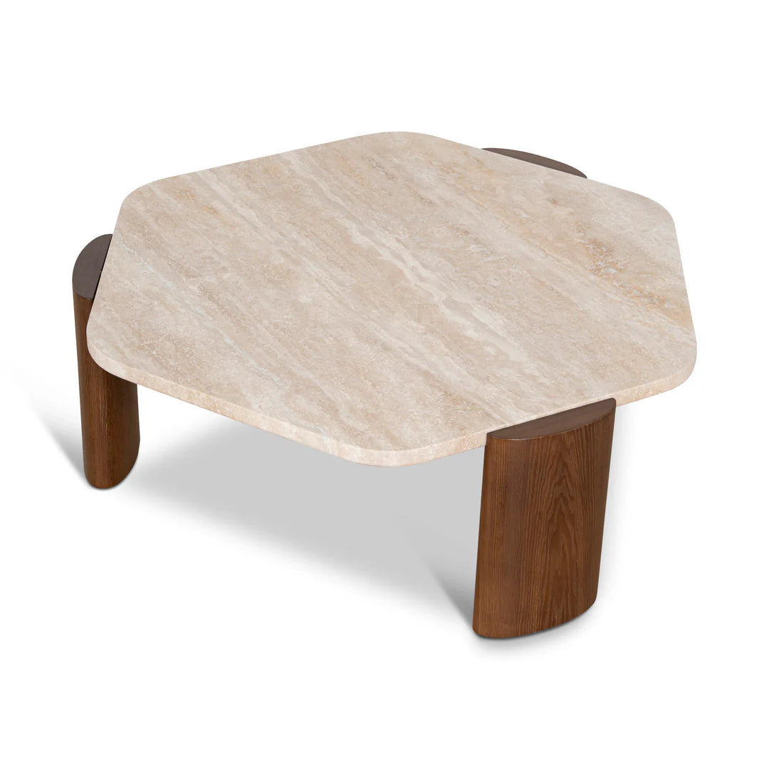 Larisa Travertine Coffee Table