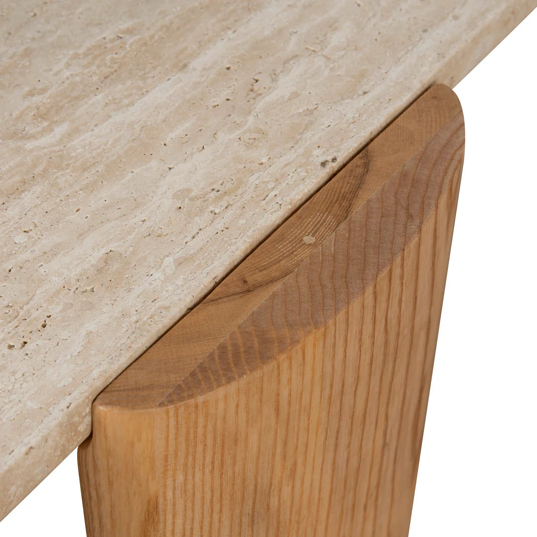 Larisa Travertine Coffee Table