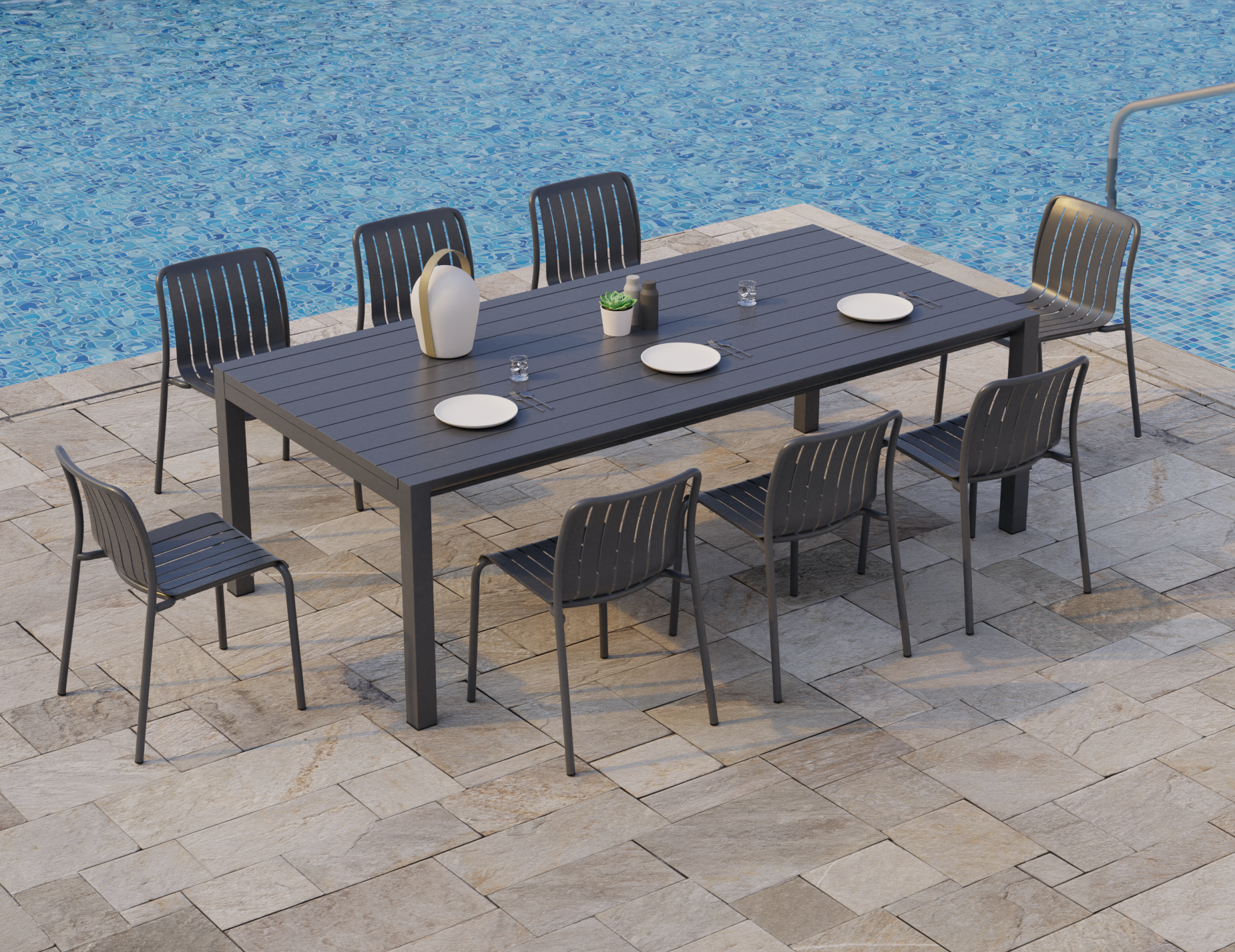 Reflect Extendable Dining Table - Outdoor