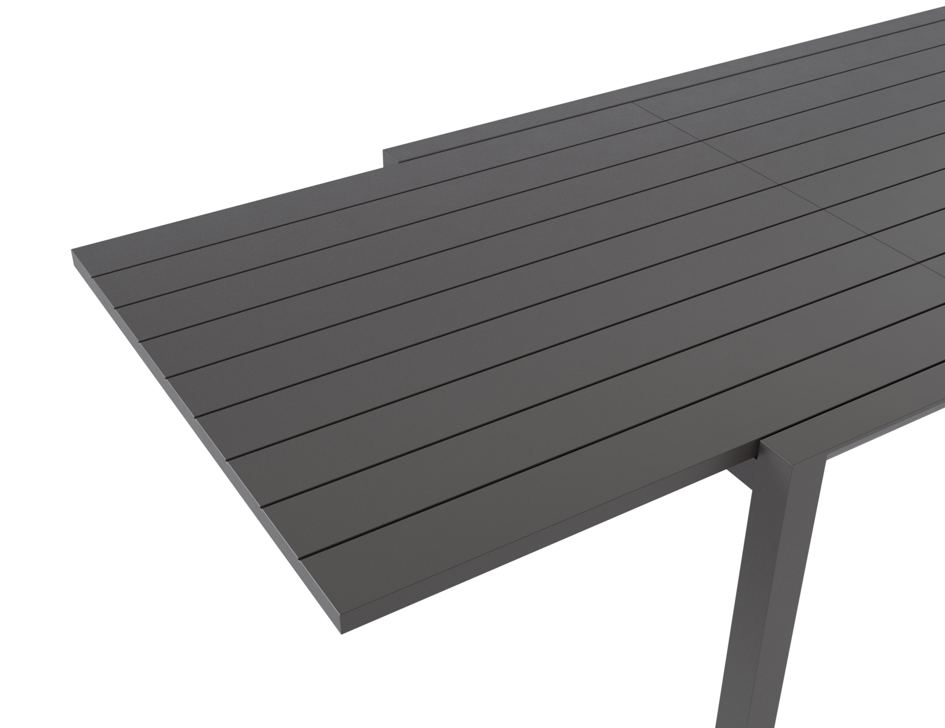 Reflect Outdoor Extendable Dining Table - Charcoal