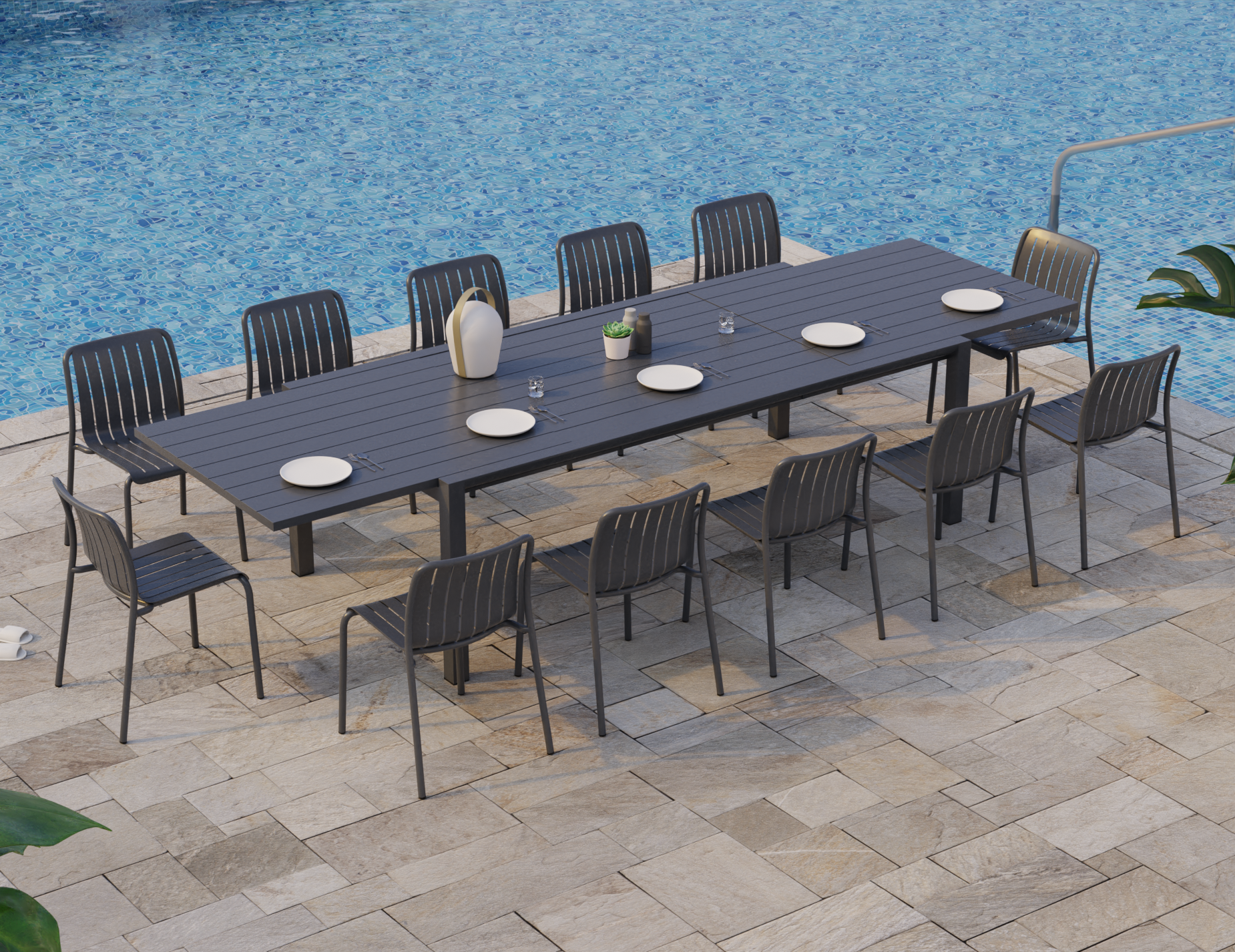 Reflect Extendable Dining Table - Outdoor