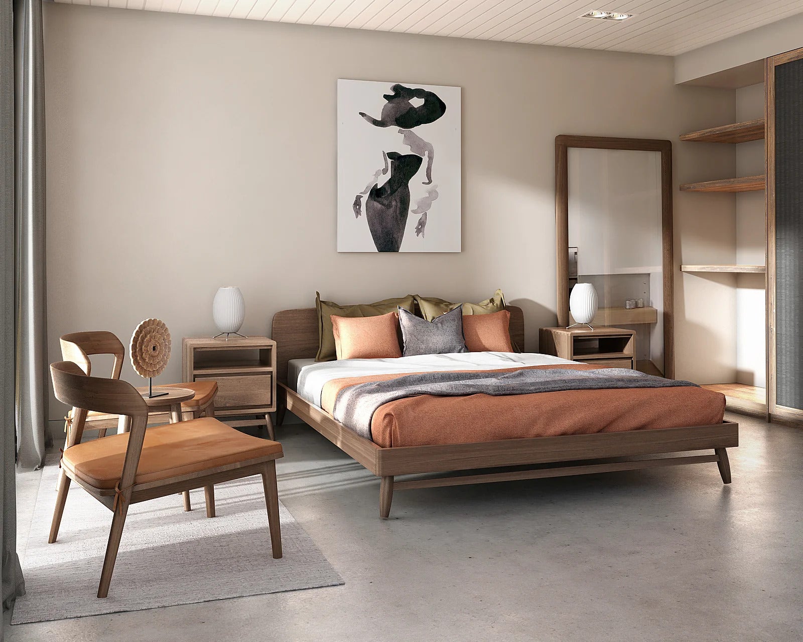 Twist Bed (FSC Teak).