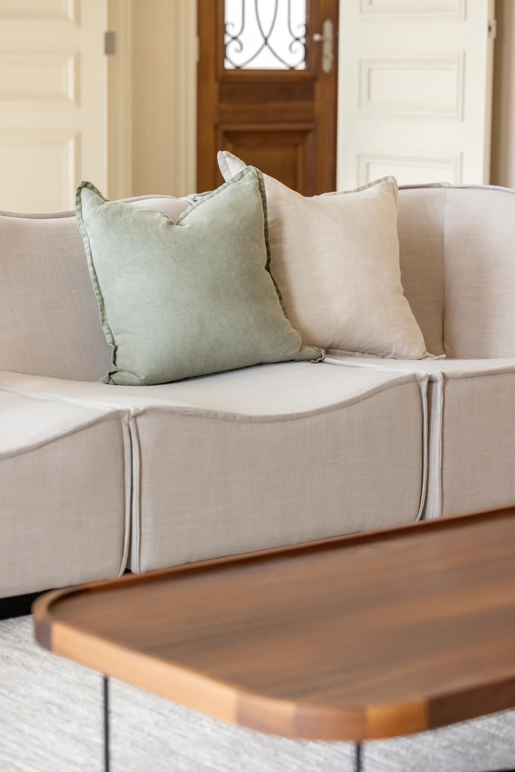 Cora Modular Sofa - Left Corner - Mist