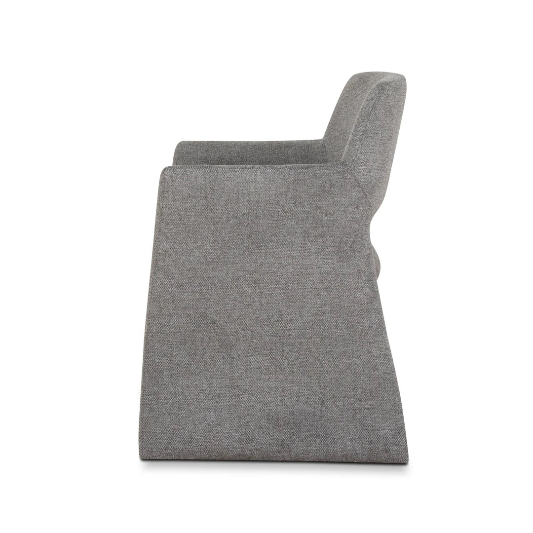 Marko Fabric Dining Chair - Spec Smoke Grey - Set of 2