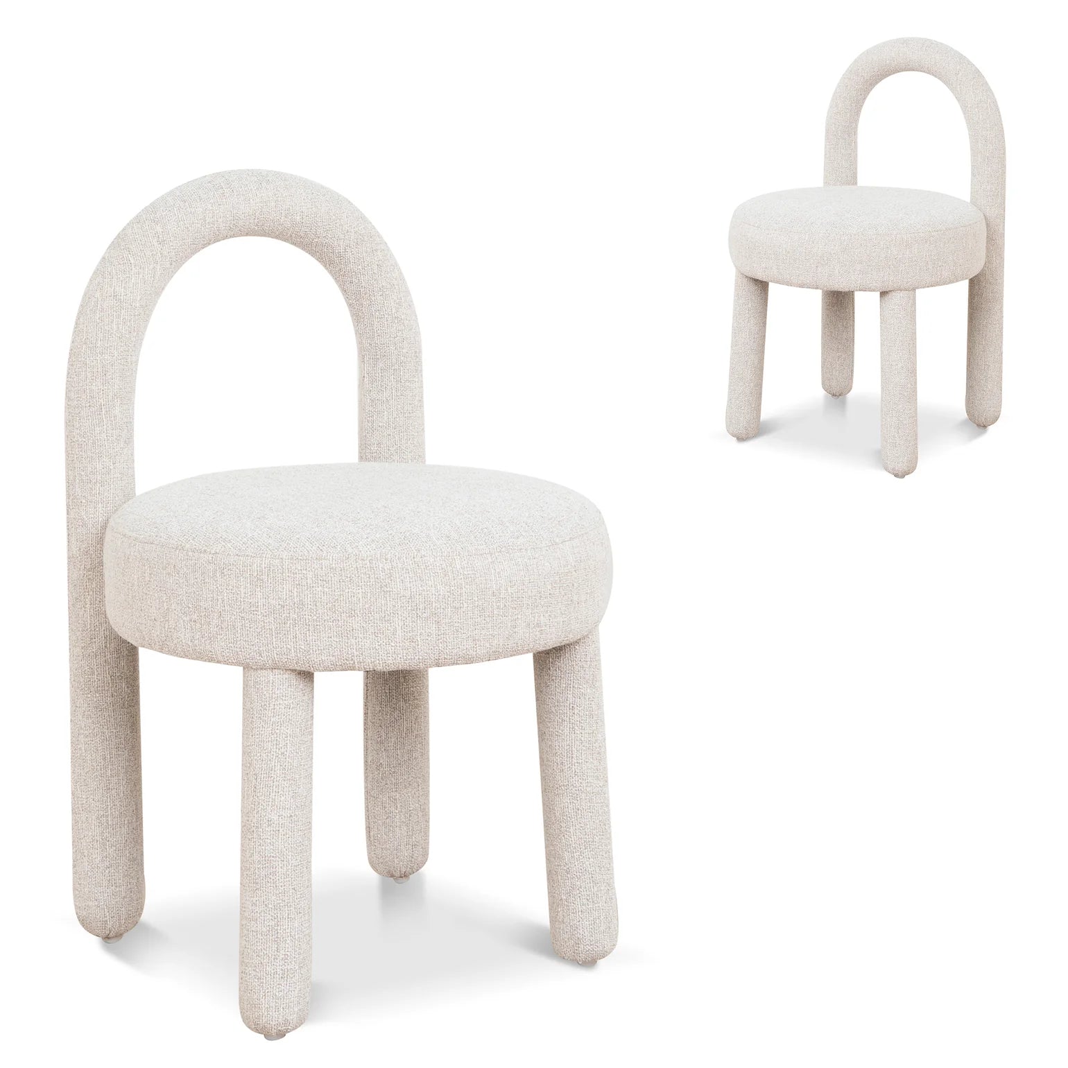Fusion Dining Chair - Coastal Beige - Set of 2