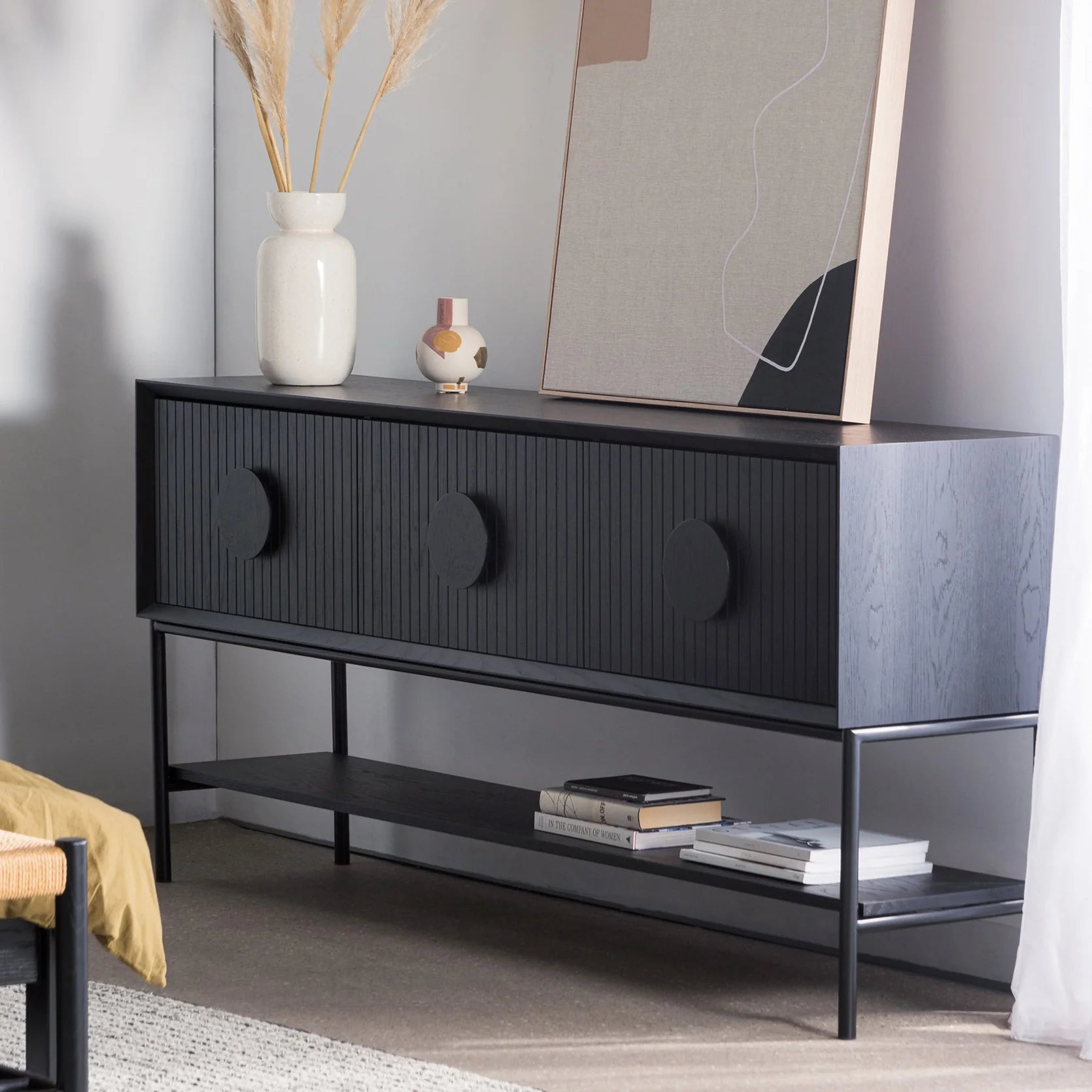 Curtis Console Table - Black