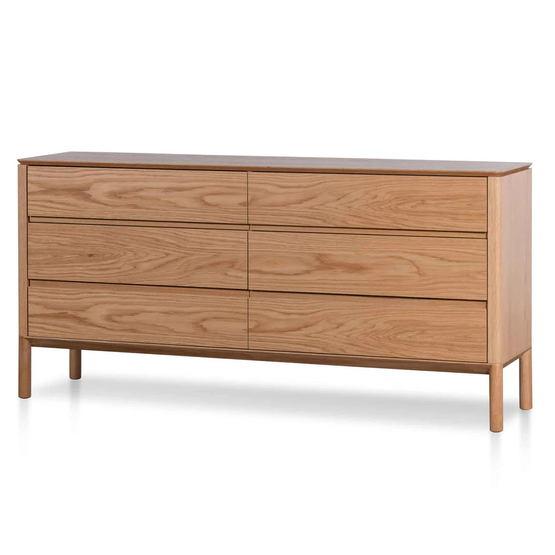 Norris 6 Drawers Wooden Chest - Natural