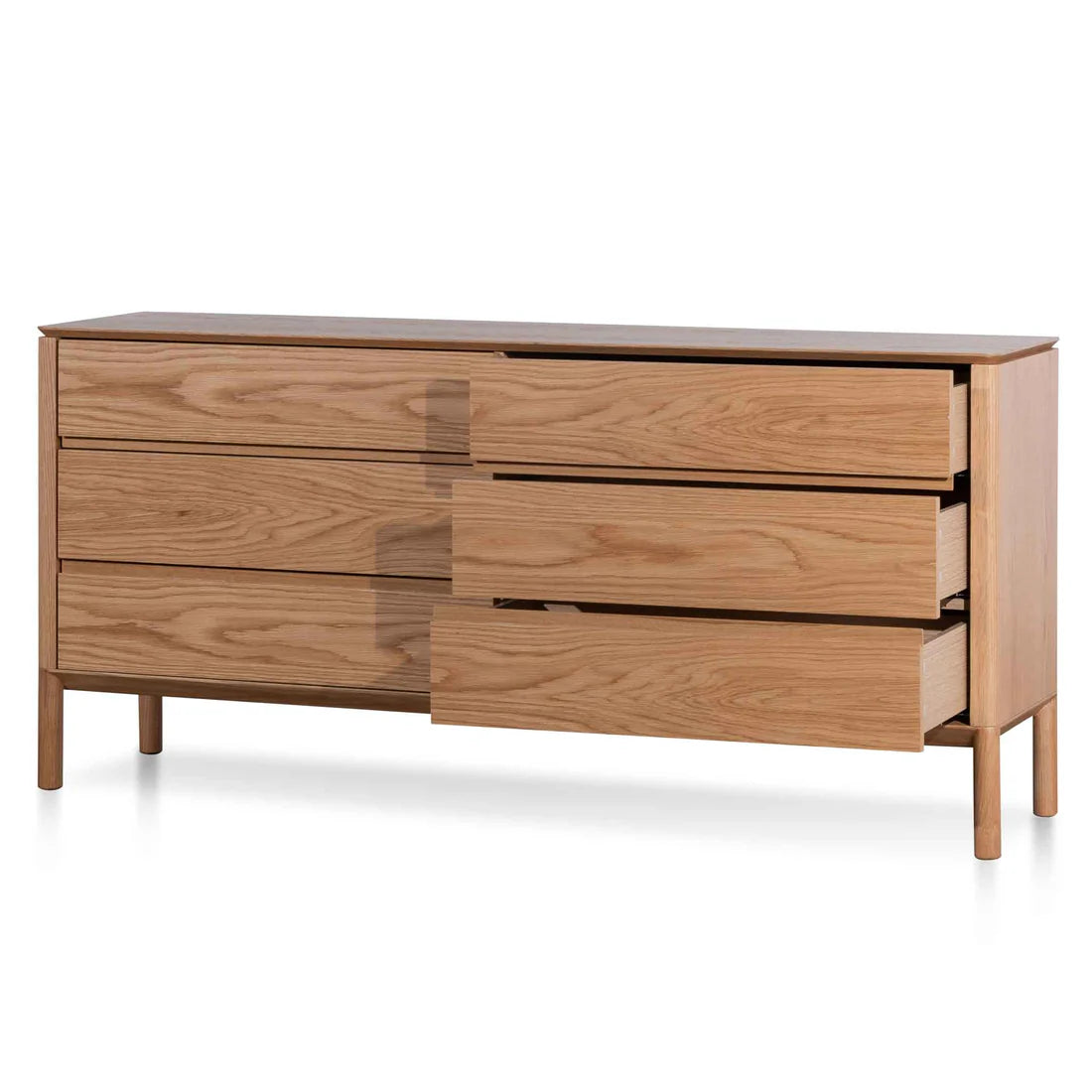 Norris 6 Drawers Wooden Chest - Natural