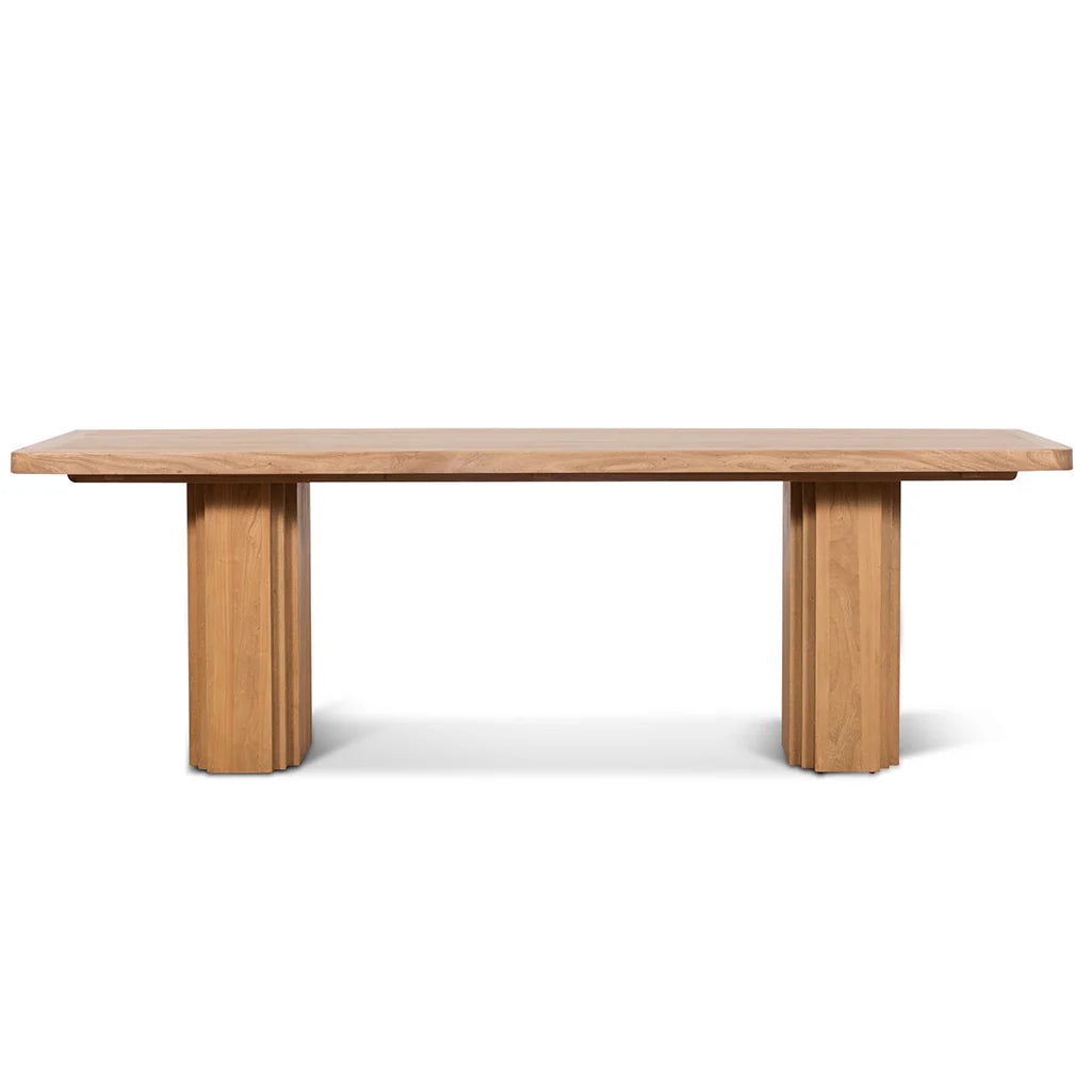 Kathleen Elm Dining Table - Natural