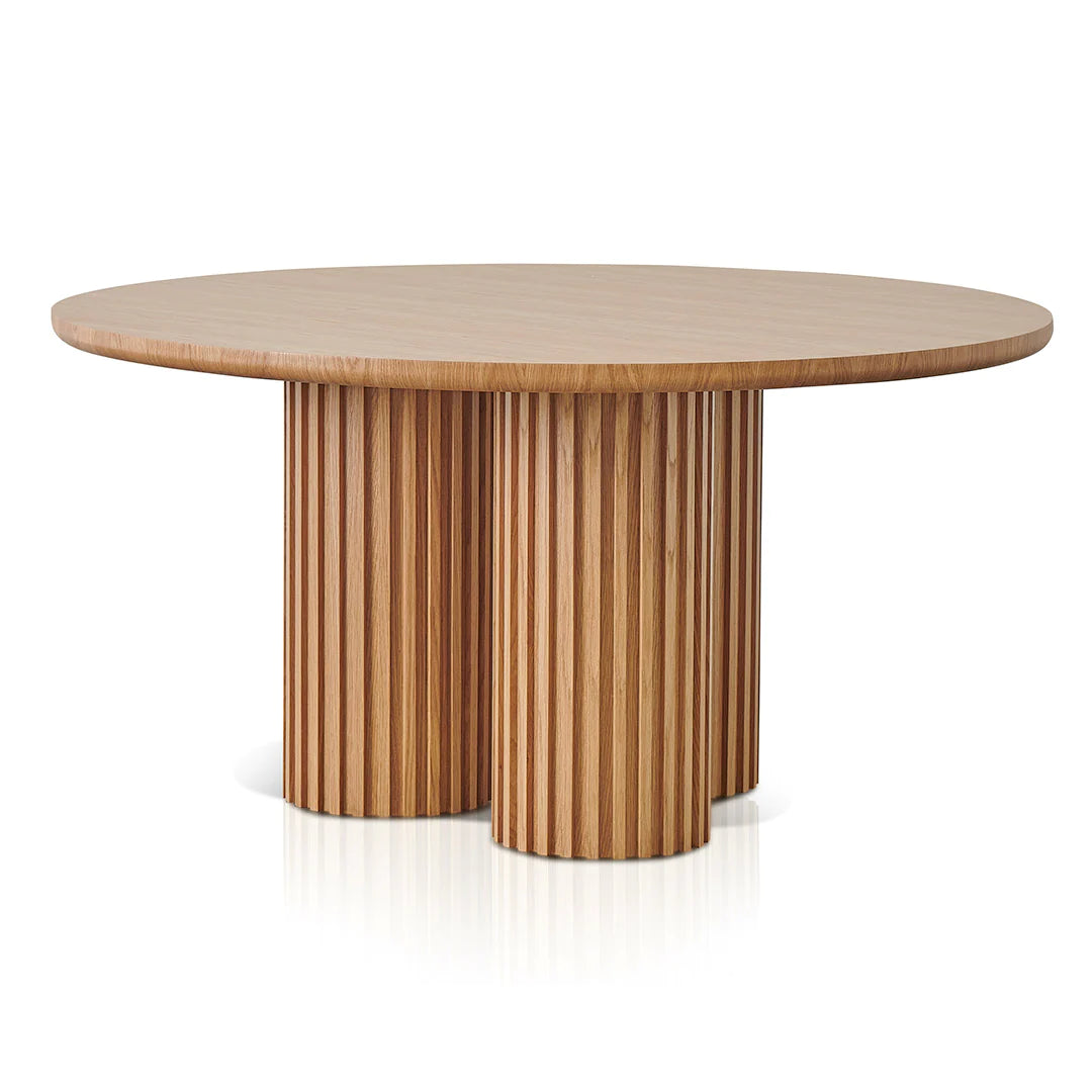 Peyton Round Dining Table (Natural Oak)