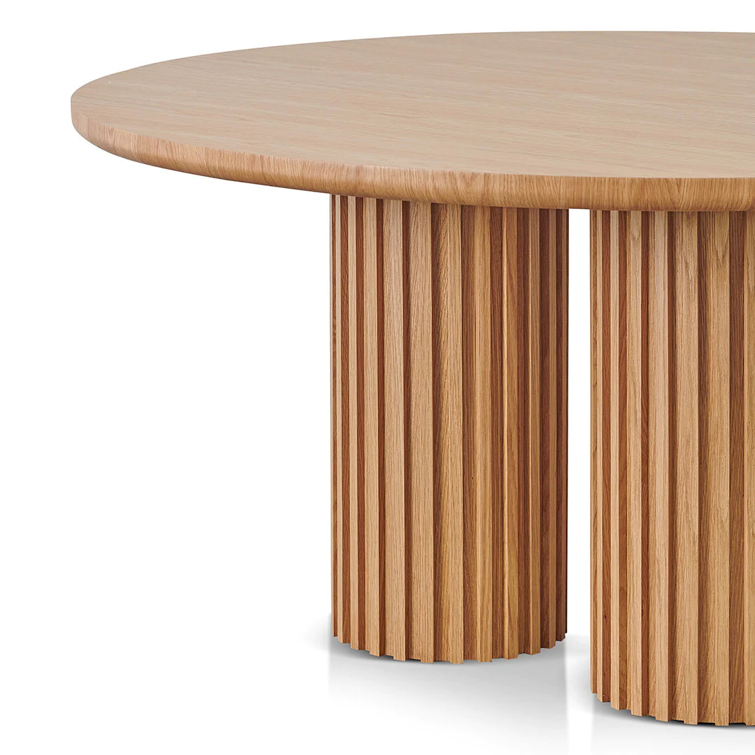 Peyton Round Dining Table (Natural Oak)