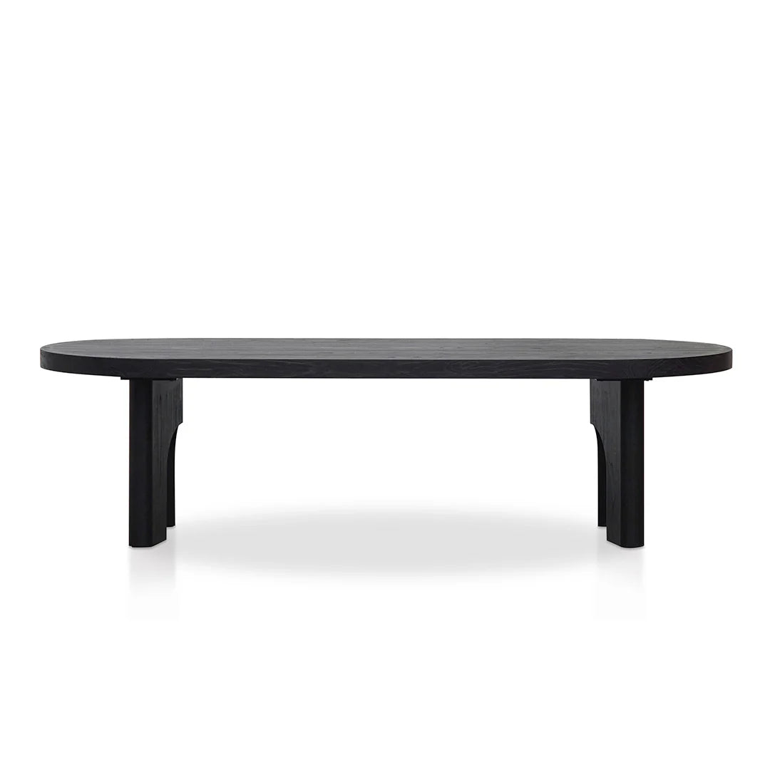 Teresa Oval Dining Table - Black