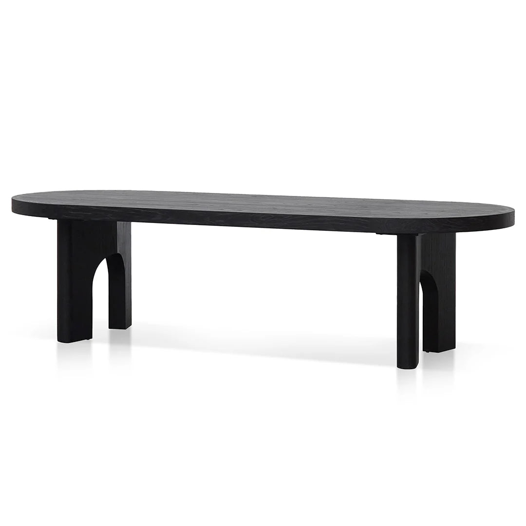 Teresa Oval Dining Table - Black