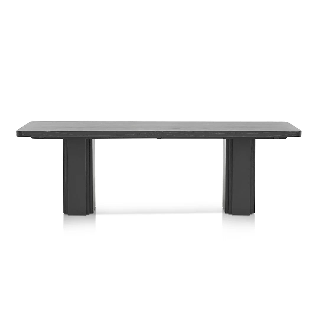 Kathleen Elm Dining Table - Full Black