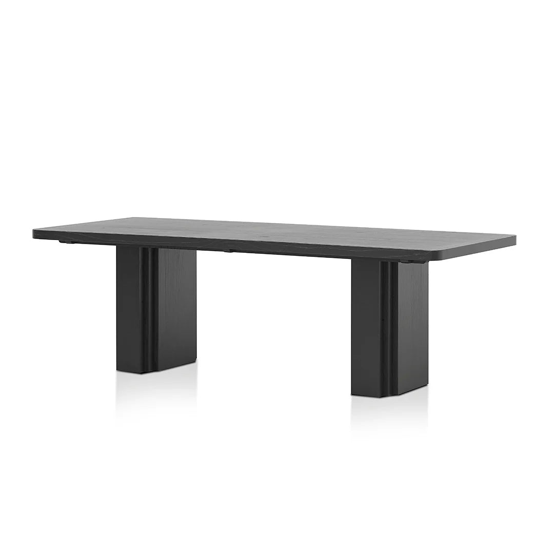 Kathleen Elm Dining Table - Full Black