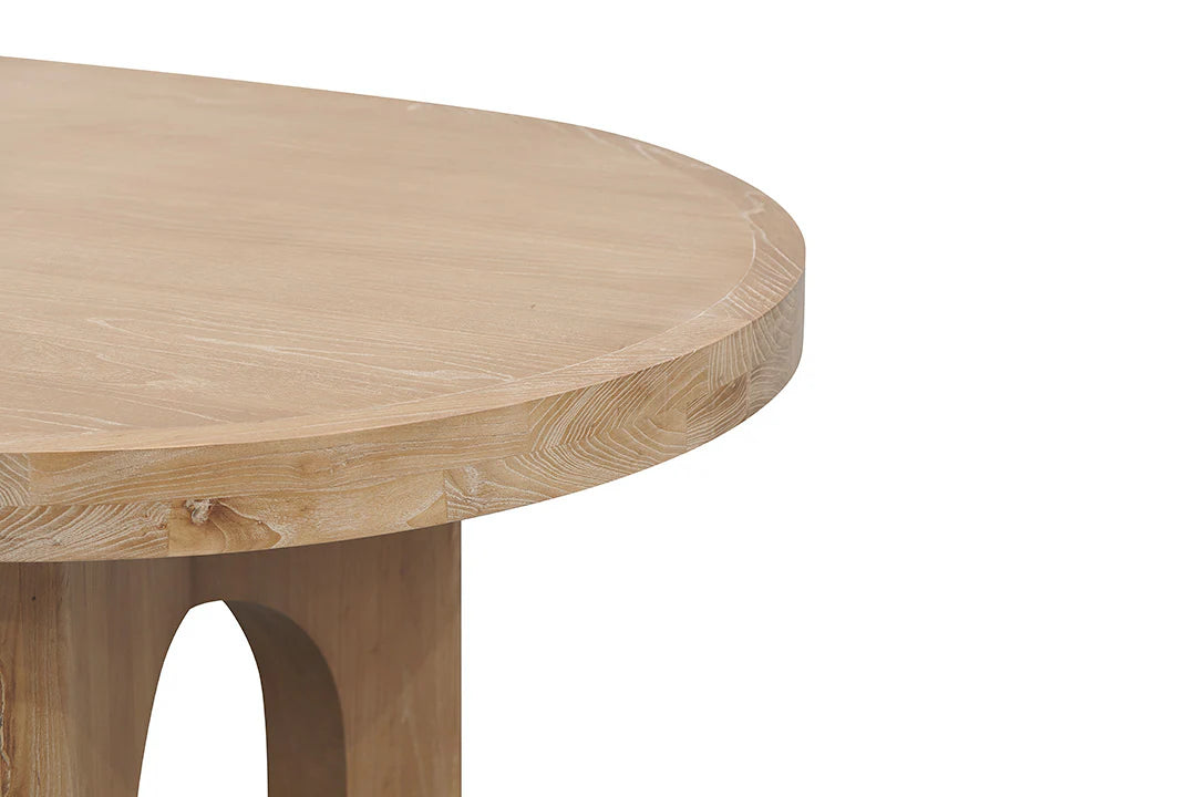 Teresa Oval Dining Table - Natural