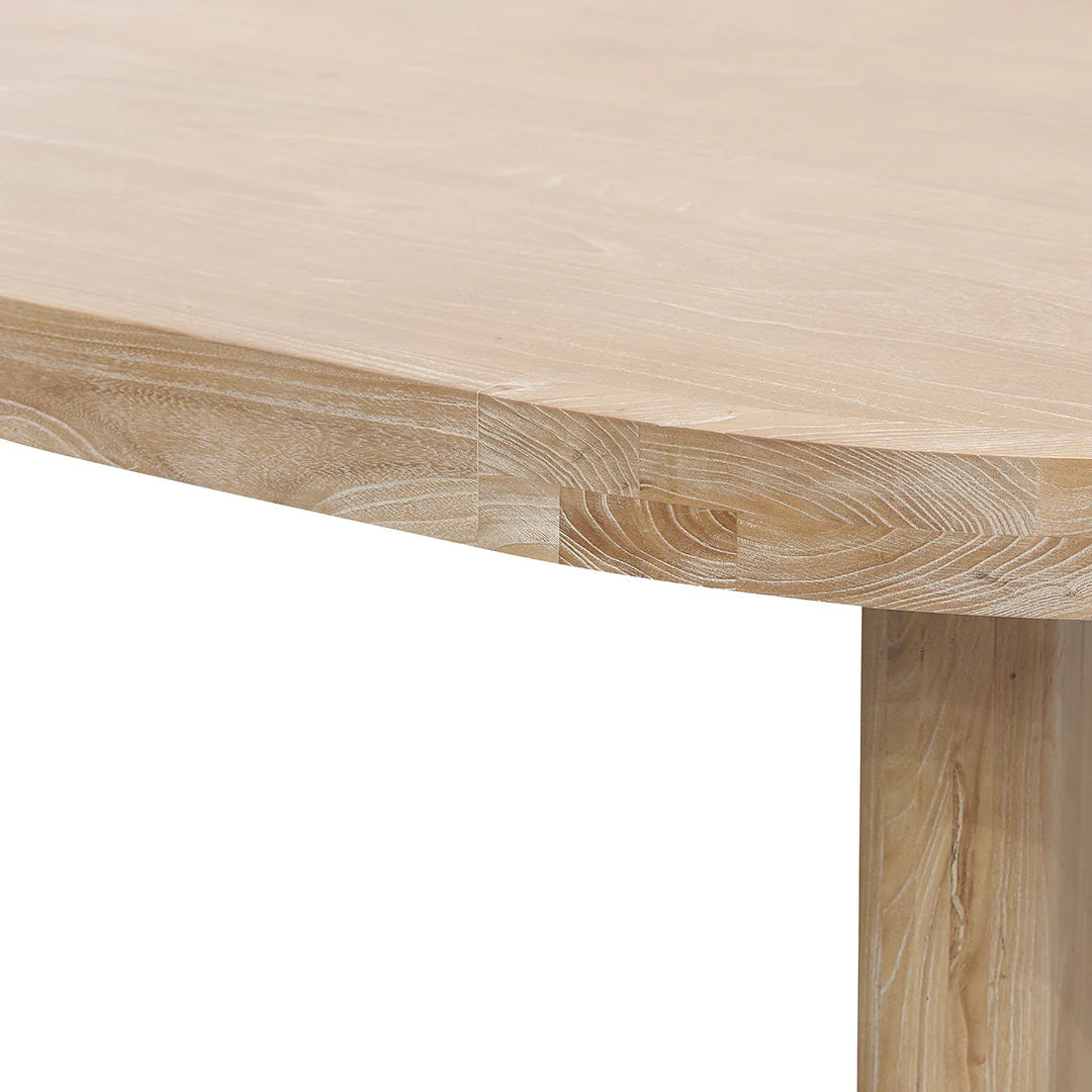 Teresa Oval Dining Table - Natural