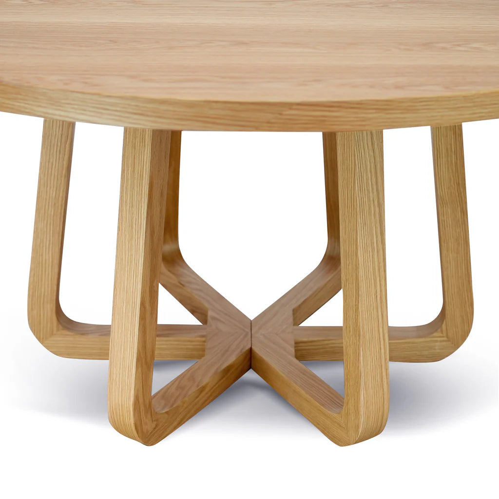 Vanya Round Dining Table - Natural