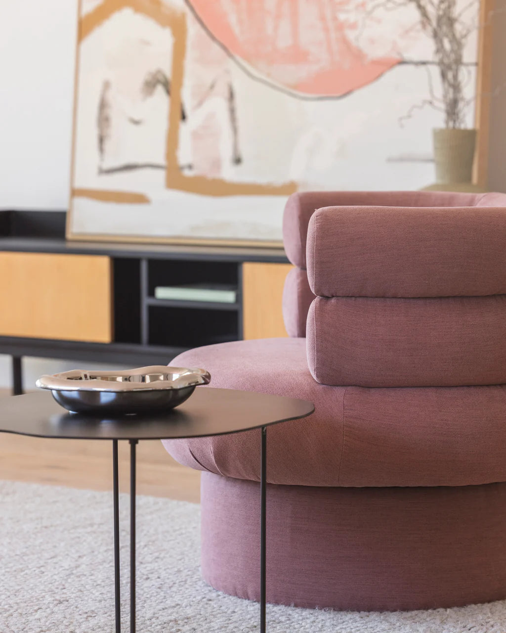 Earl Occasional Chair - Blush