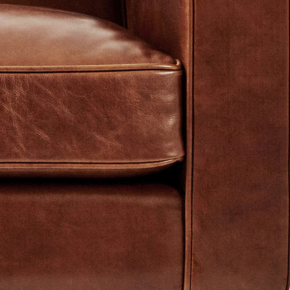 Embassy Sofa - Saddle Brown