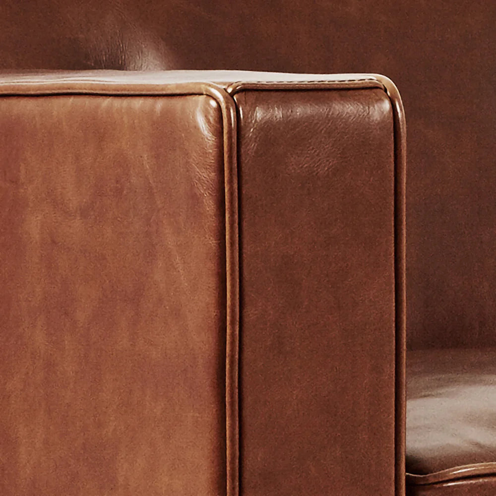 Embassy Sofa - Saddle Brown