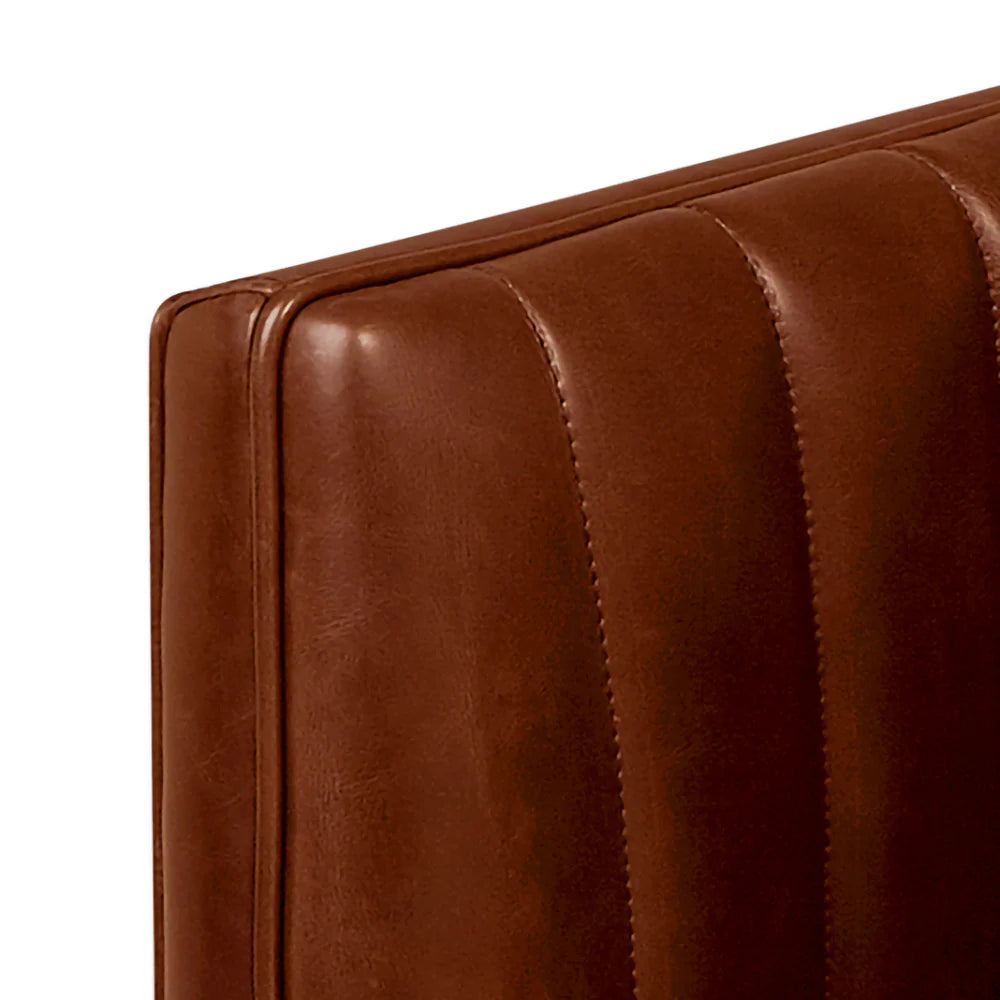 Wallace Lounge Chair - Saddle Brown