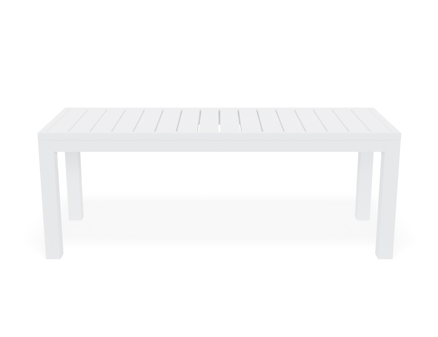 Halki Outdoor Bench Seat - 1.2m - White