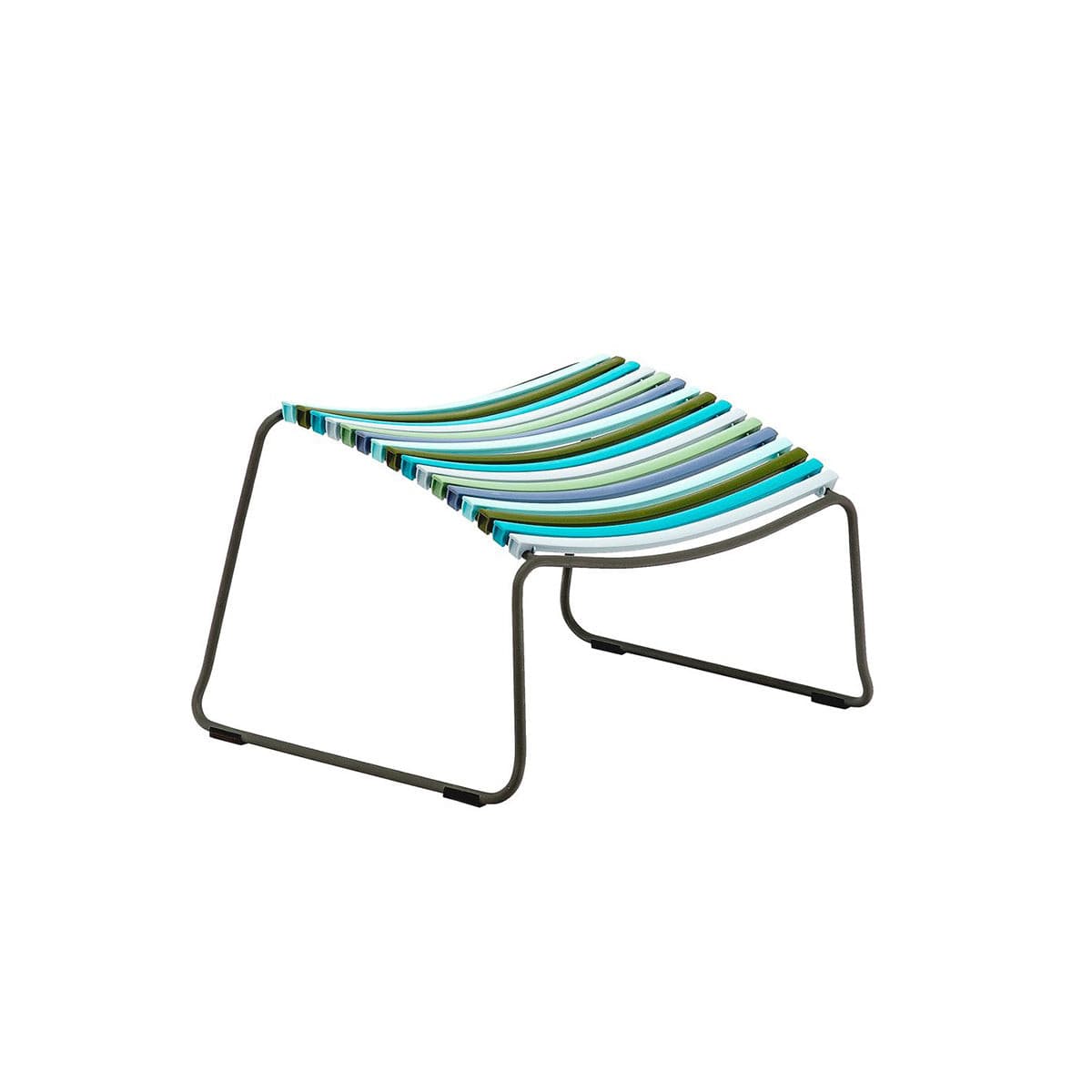 Click Outdoor Footrest (Blue Stripe).