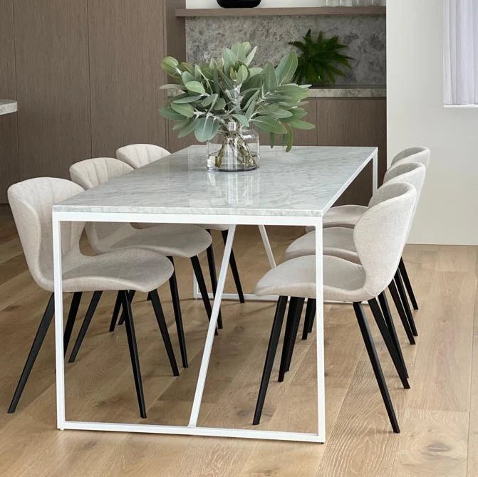 Jaxon Dining Table - White
