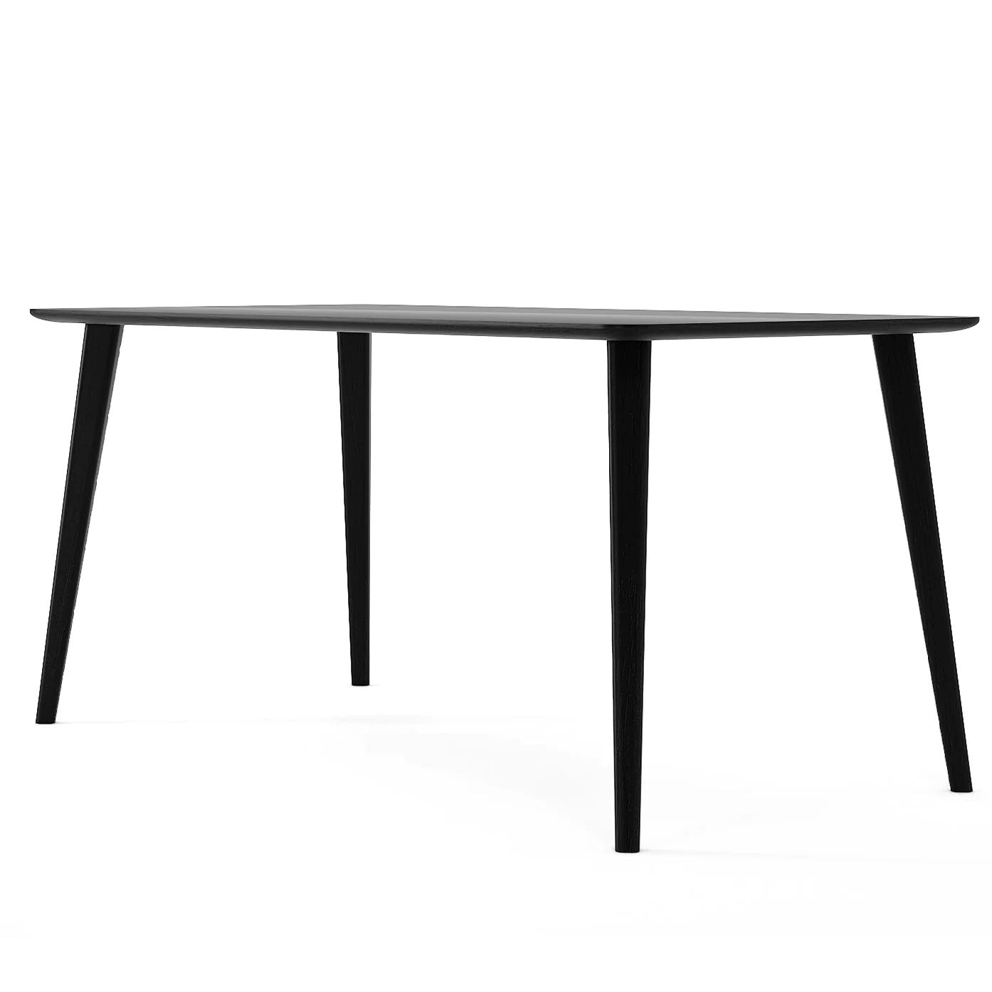 Domani Dining Table (Satin Black).