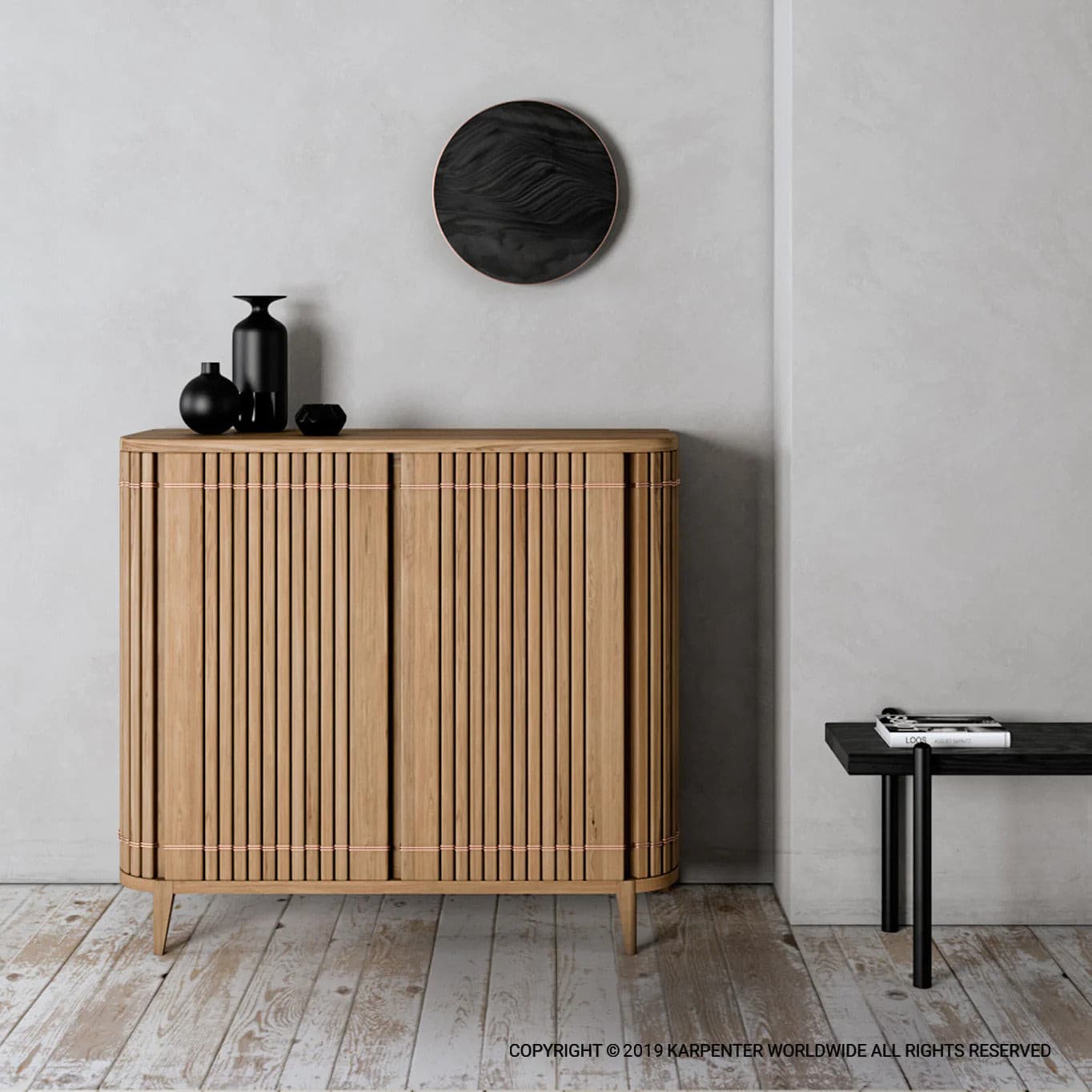 Koppar Sideboard - 2 Doors (European Oak).