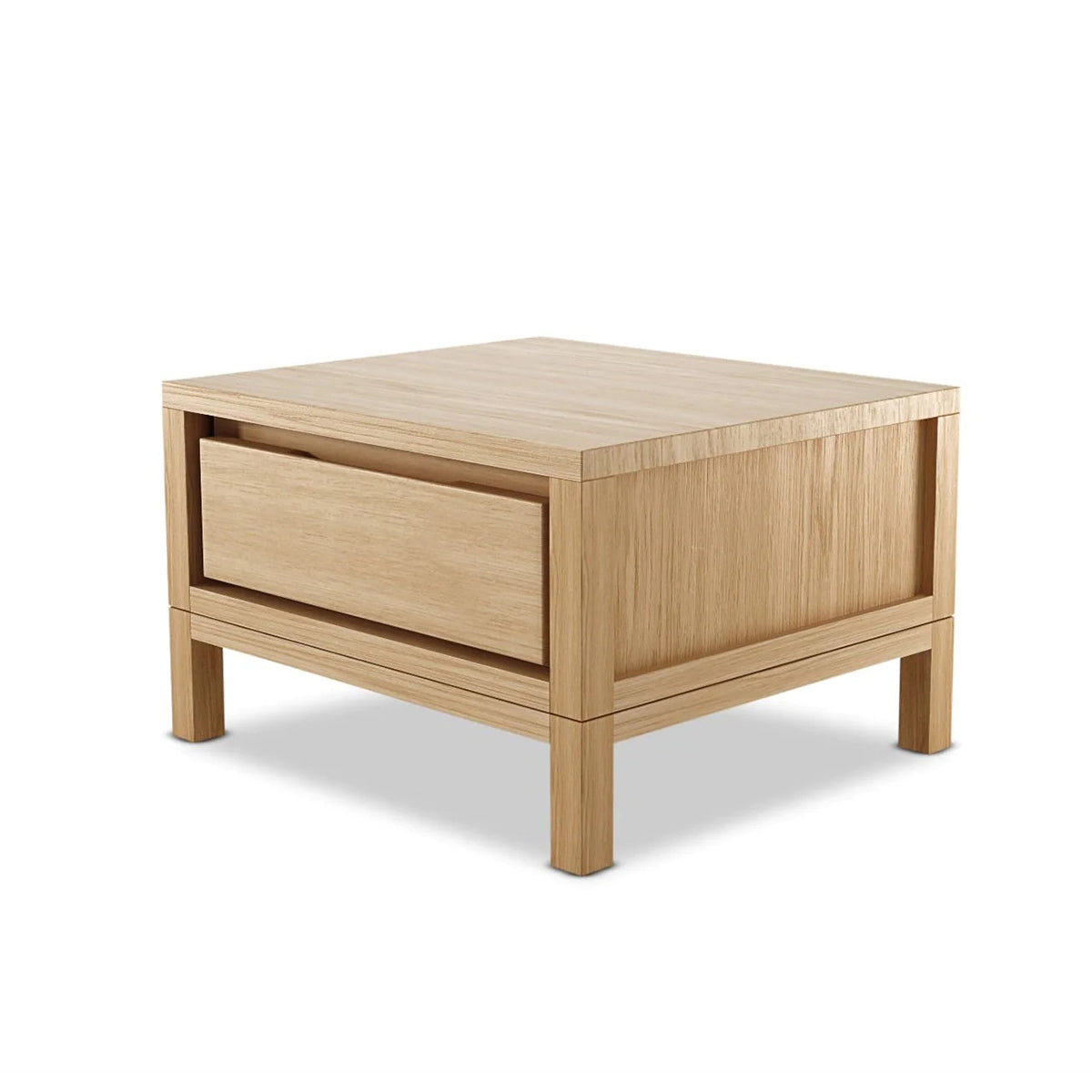 Solid Bedside Table (European Oak).