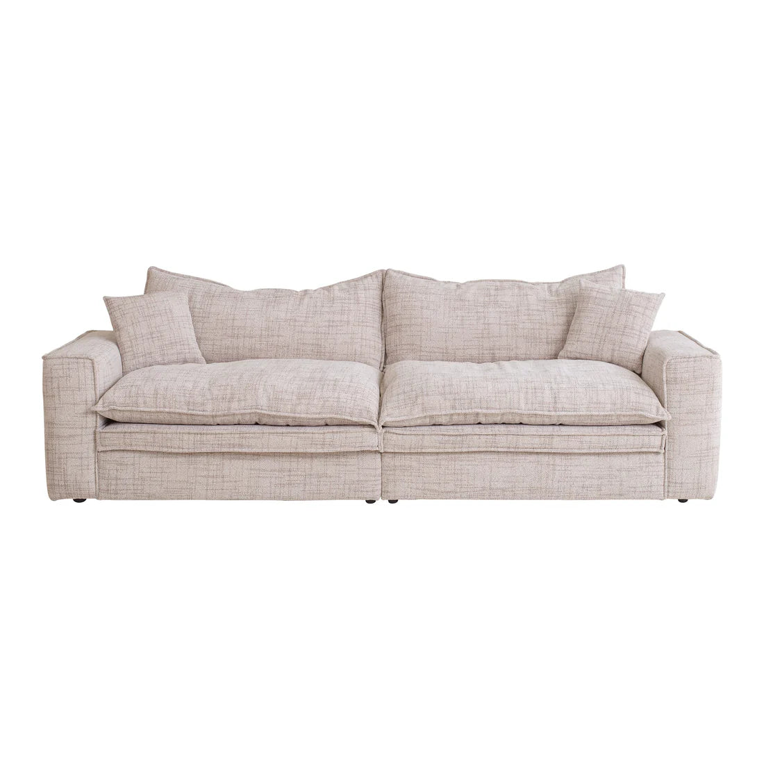 Bucha Fabric Sofa - Cream