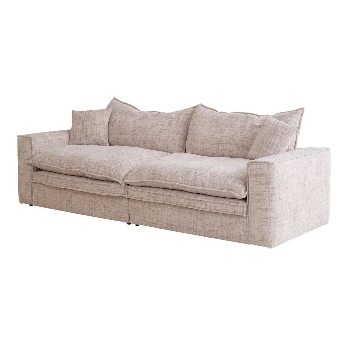 Bucha Fabric Sofa - Cream