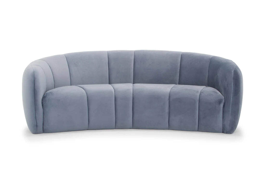 Marisol 3 Seater Fabric Sofa - Dust Blue