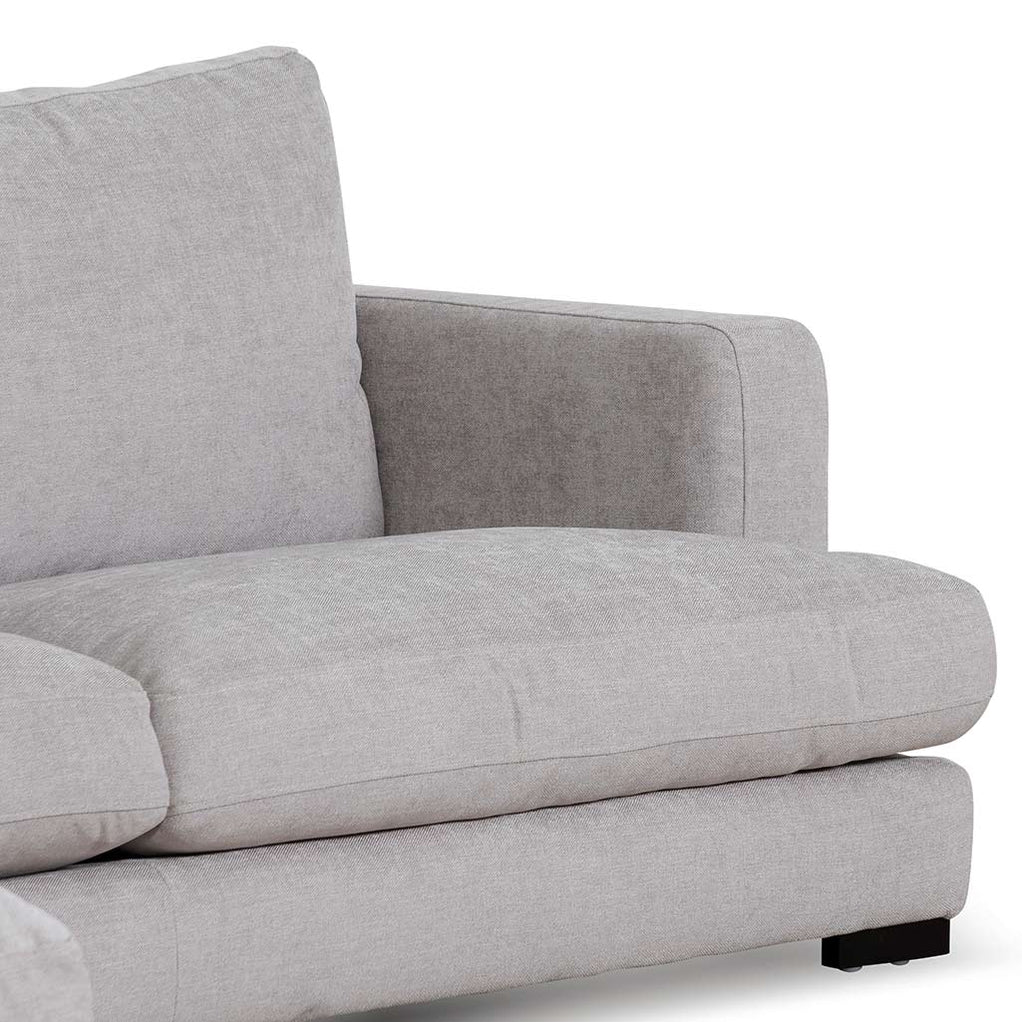 Lucinda 4 Seater Left Chaise Sofa (Oyster Beige)