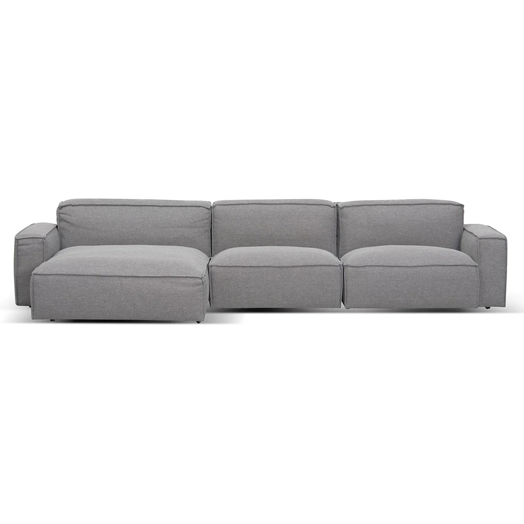 Roshil Left Chaise Sofa (Graphite Grey)
