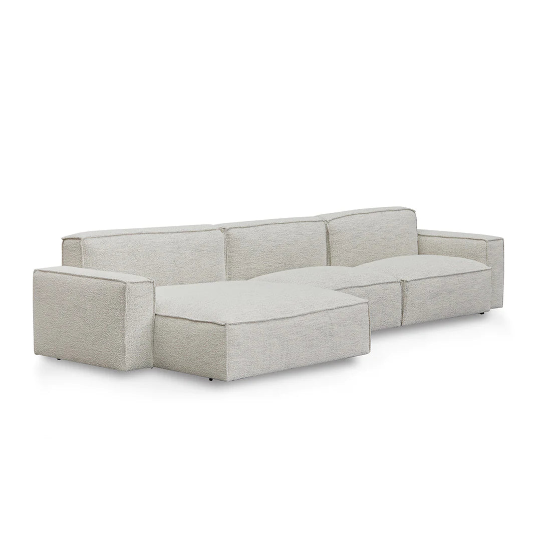 Roshil Left Chaise Sofa - Fog Grey