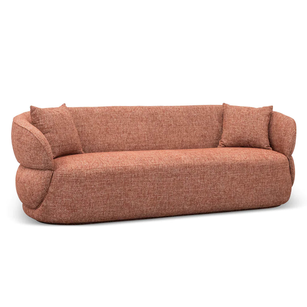 Arima 3 Seater Sofa - Moss Rust Orange