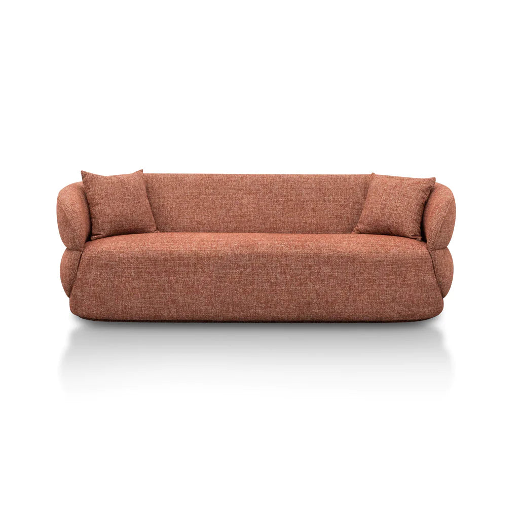 Arima 3 Seater Sofa - Moss Rust Orange