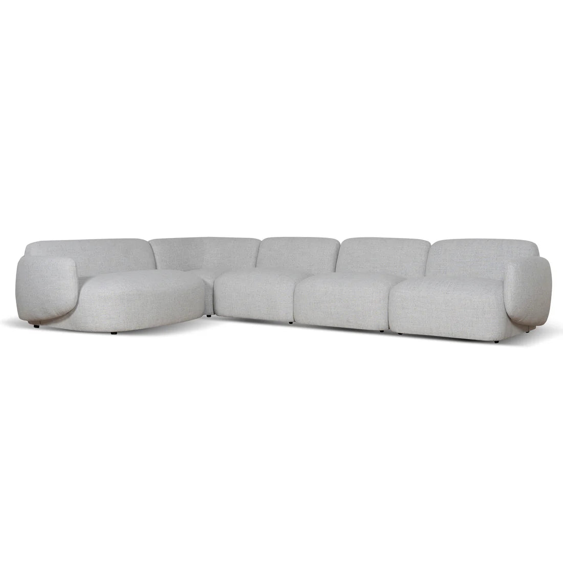 Gosling Left Chaise Modular Sofa - Cloud Grey