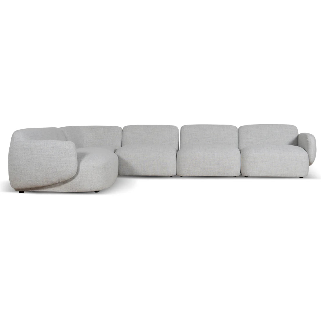 Gosling Left Chaise Modular Sofa - Cloud Grey