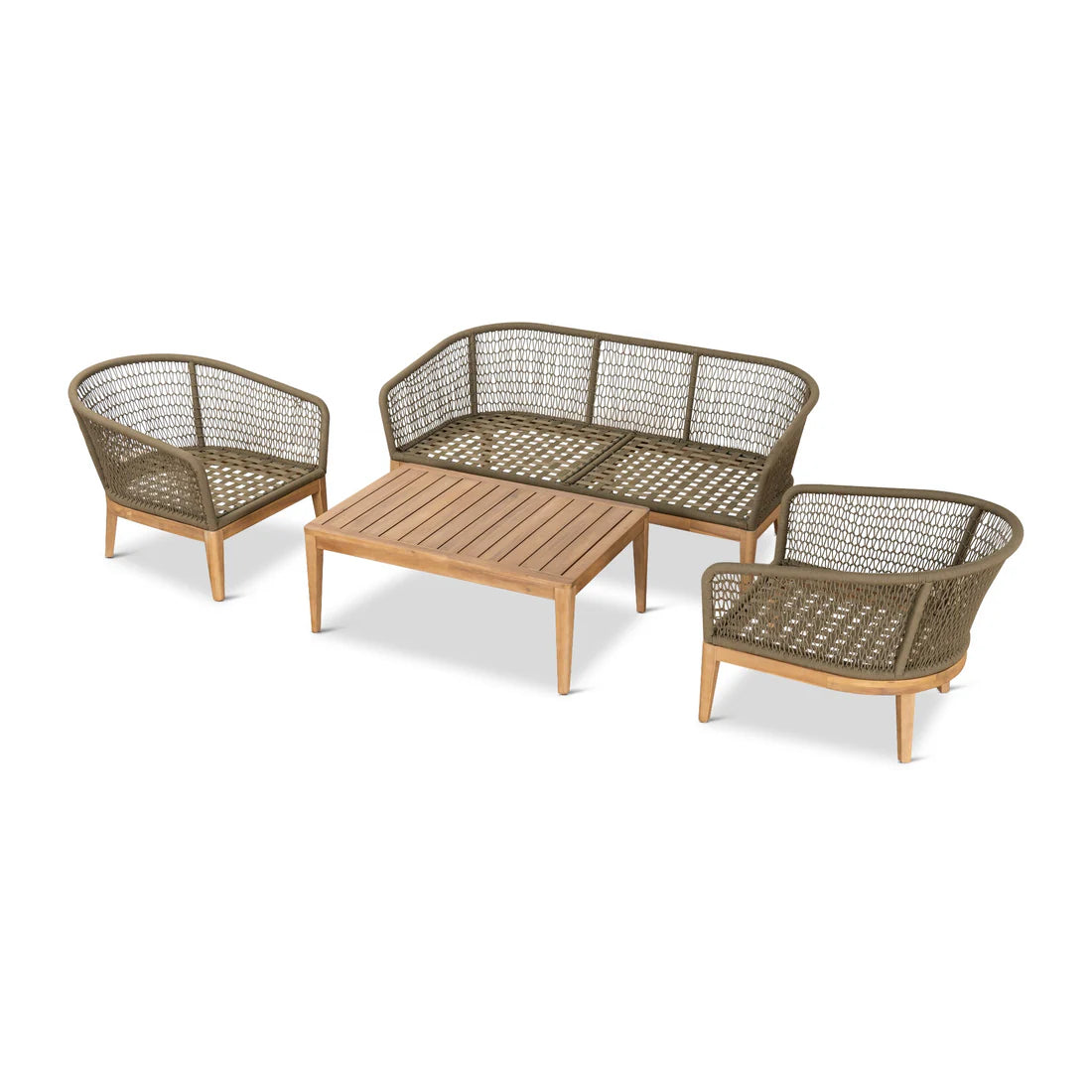 Nafisa 4pcs Outdoor Lounge Set - Royal Stone