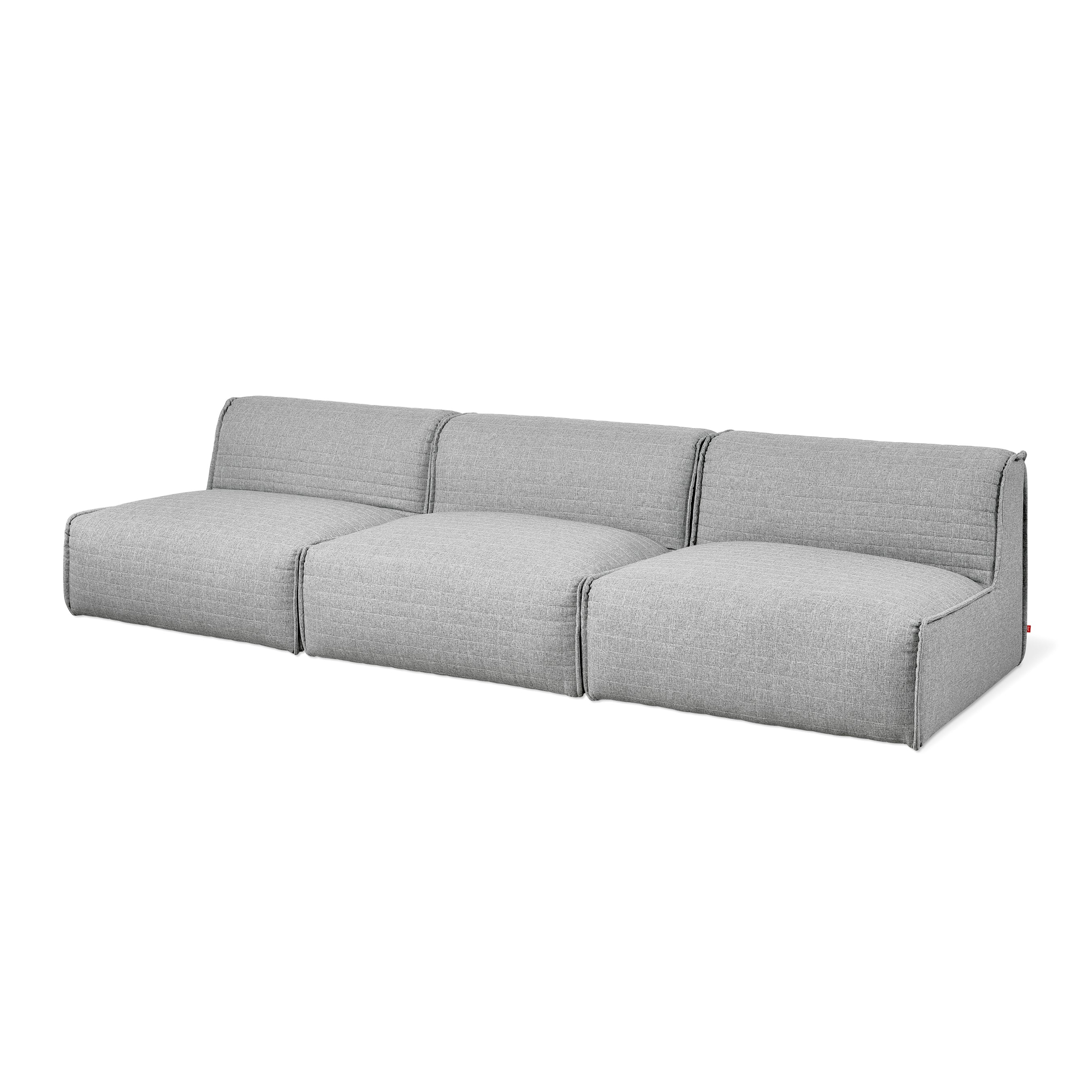 Nexus Armless Sofa (Parliament Stone)