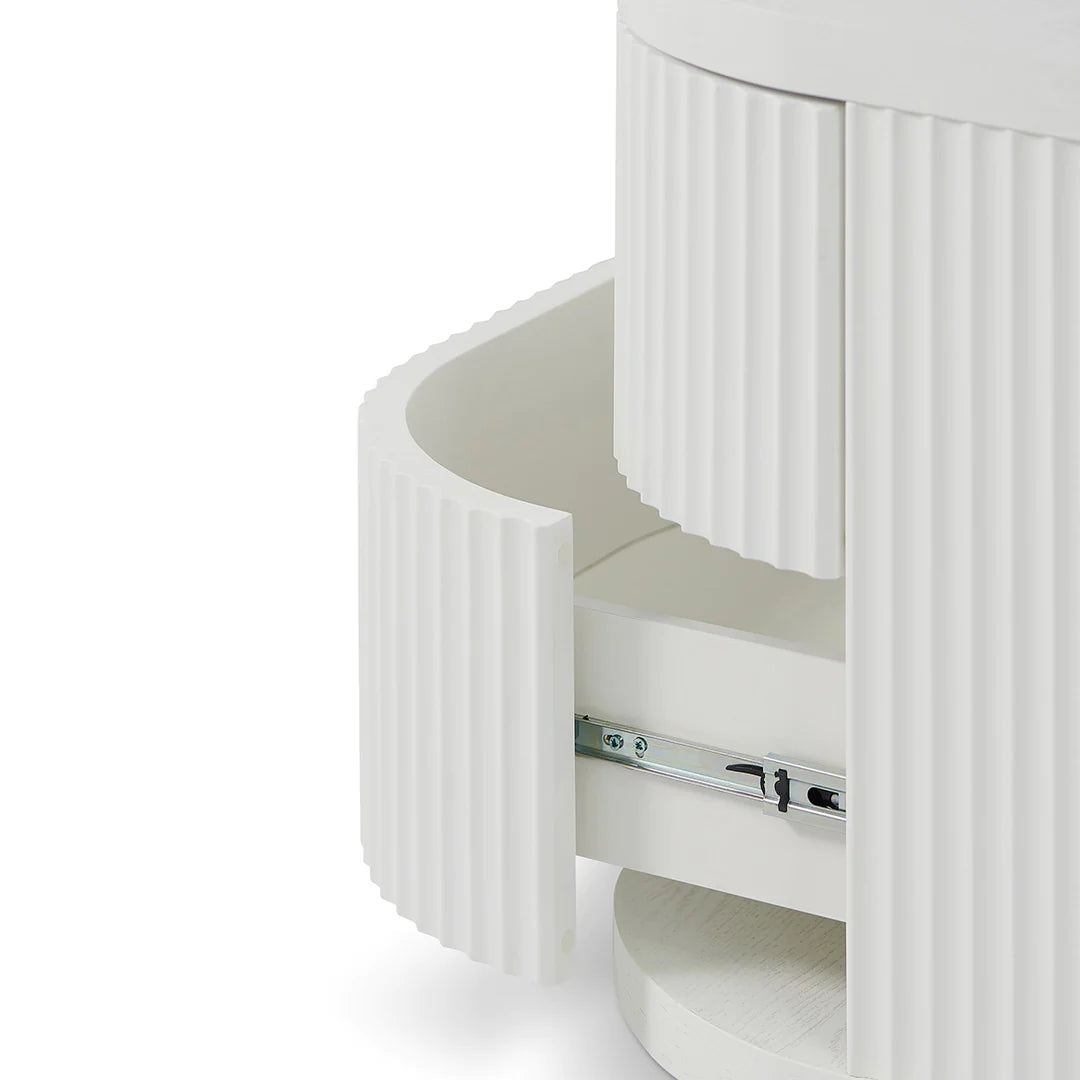 Elino Bedside Table - White