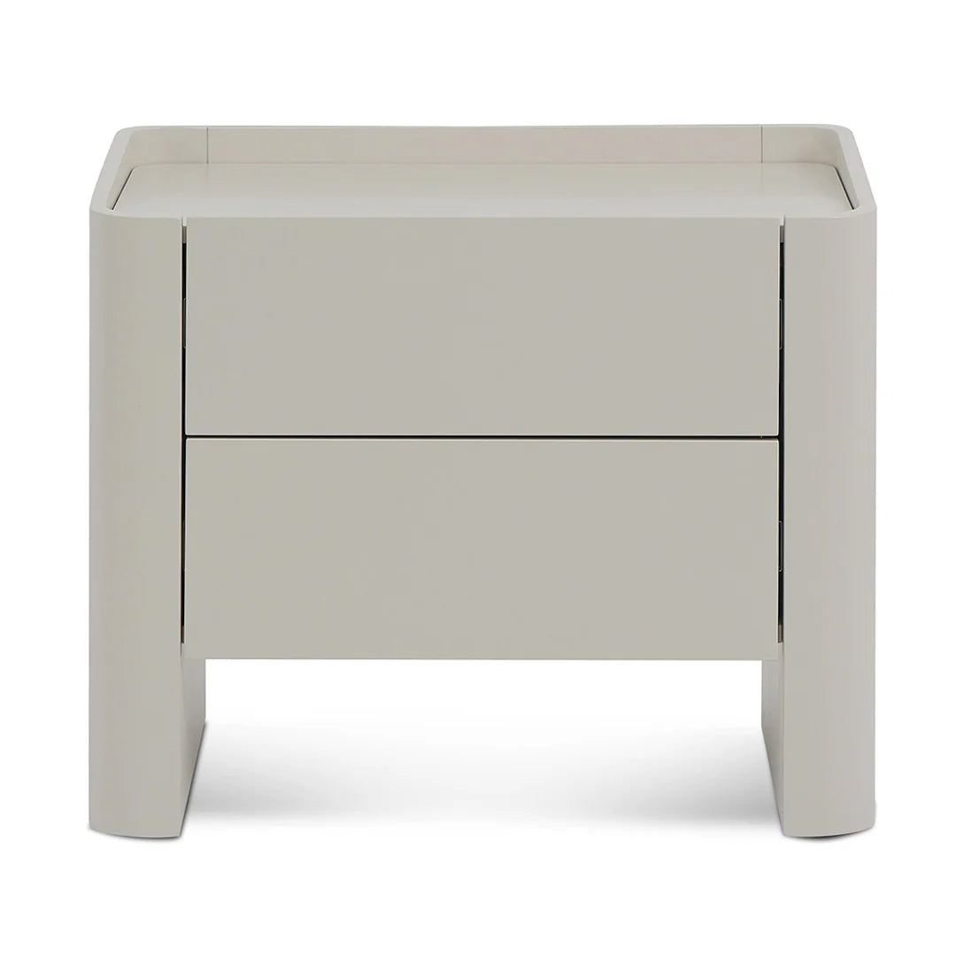 Latonya Bedside Table - Light Grey